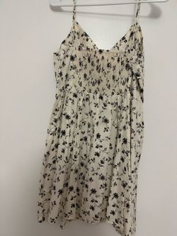 Floral Smocked Bodice Mini Dress