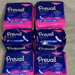 Prevail Daily Bladder Control Pads, Moderate Absorbency