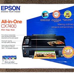 Epson Stylus CX7400 Color All-in-One Printer 