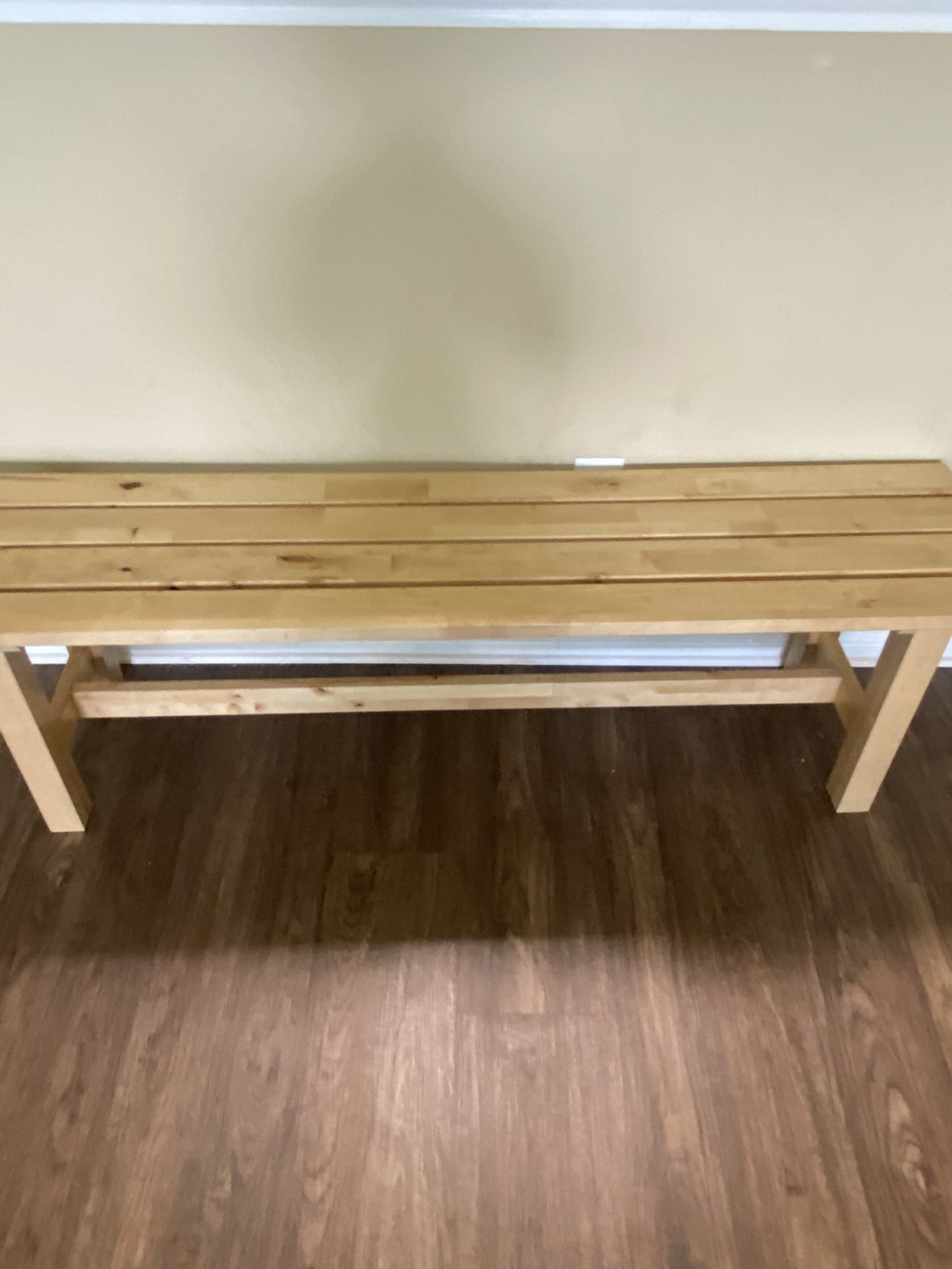 IKEA Wooden Slat Bench