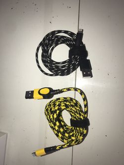 iphone 6-7 chargers. 6footer and a 10footer