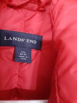 Lands End Red Vest