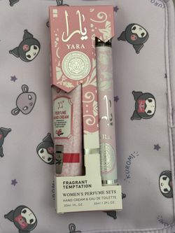 Yara perfume and hand cream