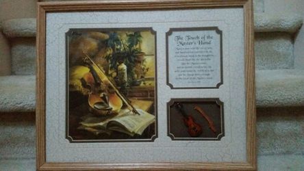 Very nice picture with violin