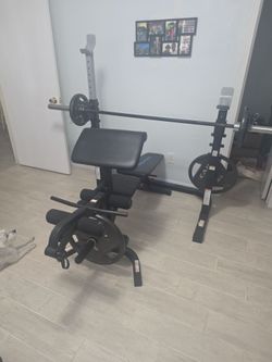 Bench, Bar, Rack, Weight!