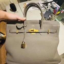 Hermes Birkin 35 Togo Etain