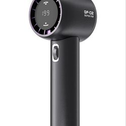 Portable Fan,Speed(1-199) Handheld Turbo Fan,3600mAh Battery Operated Blow Cold Air with Digital Display, Travel Essentials for Women Men Sports/Campi