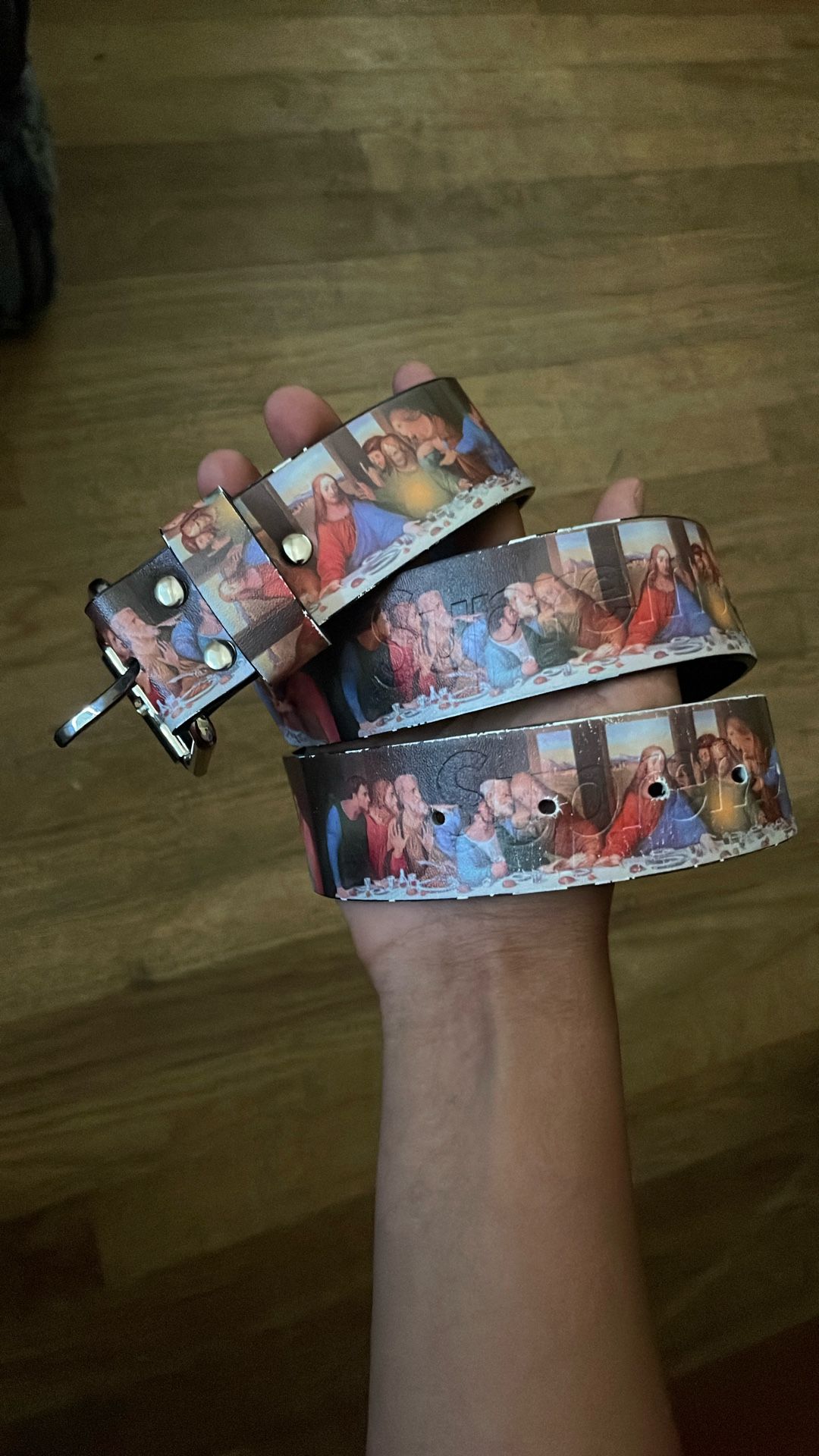 supreme last supper belt