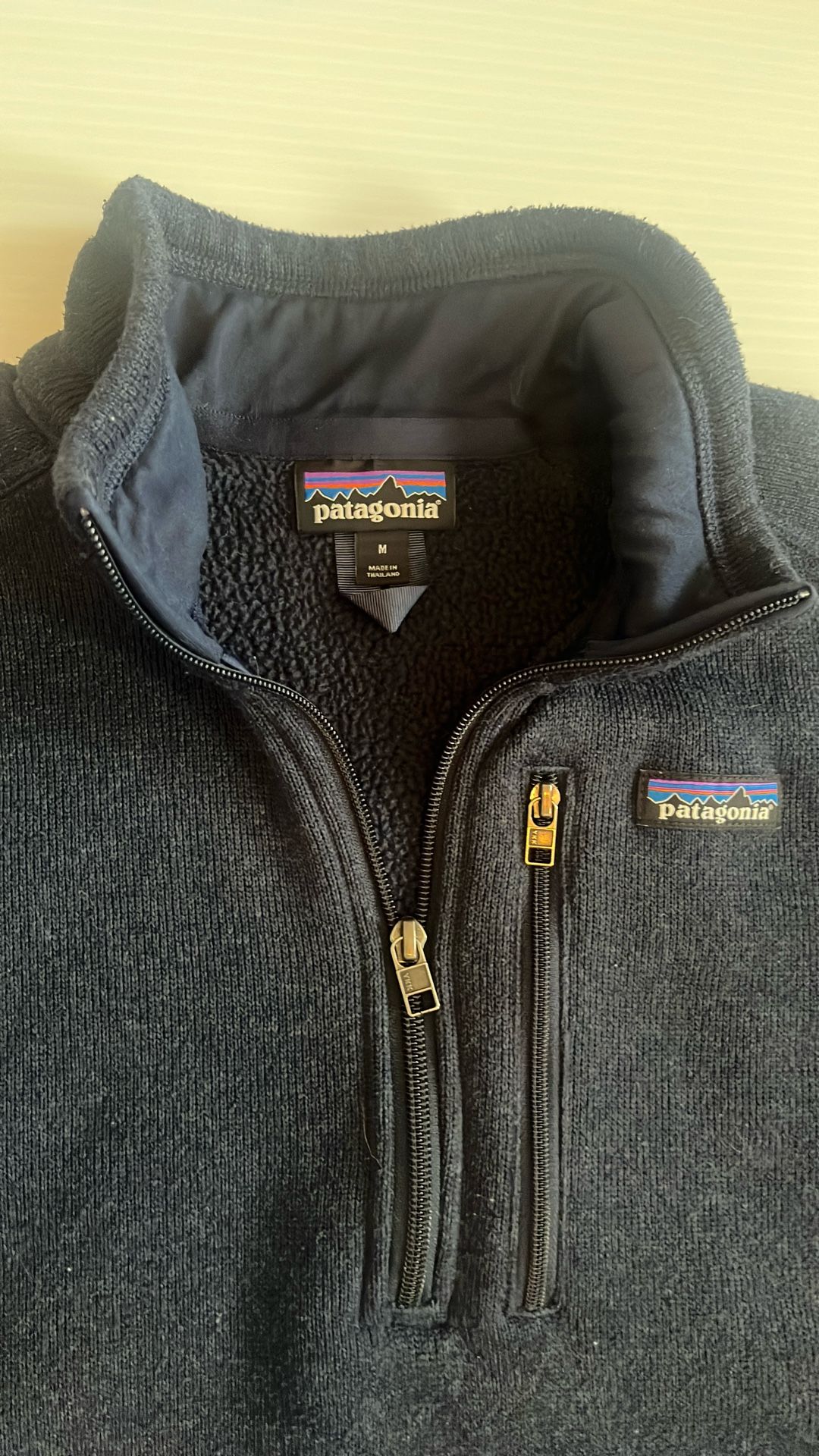 Patagonia Fleece Pullover With Quarter Zip