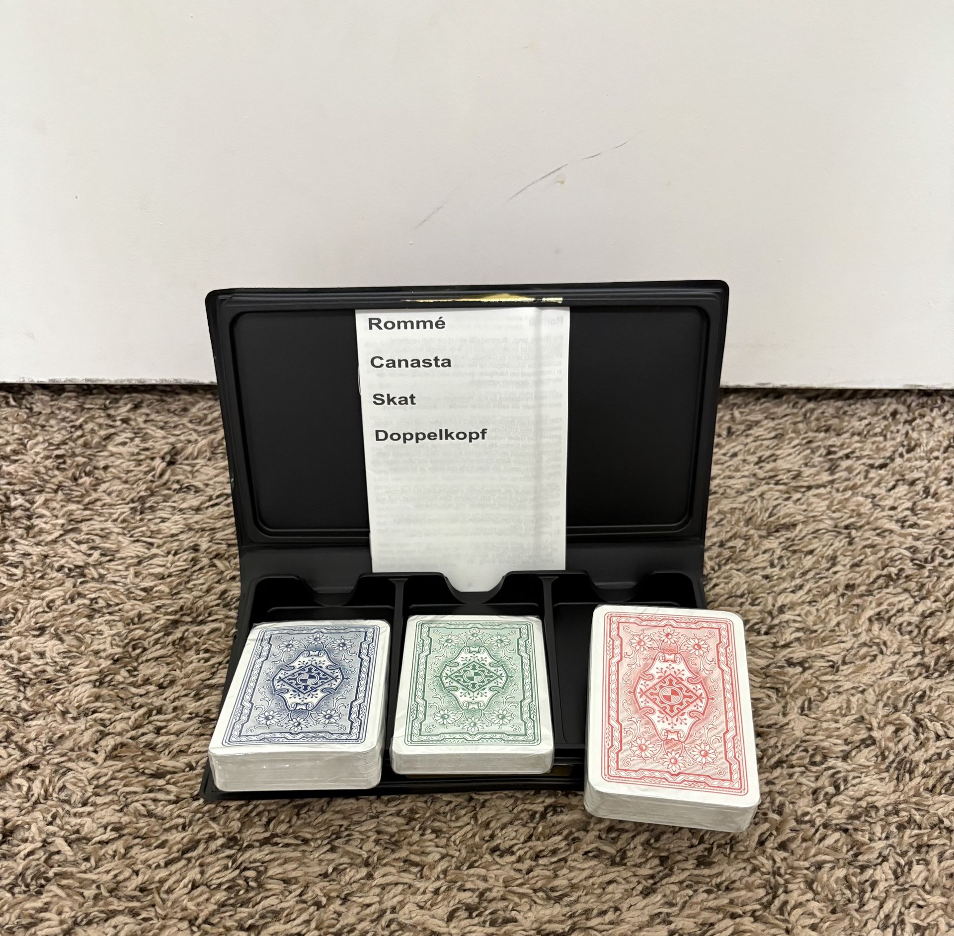 Romme Canasta Bridge Skat Doppelkopf Game Set