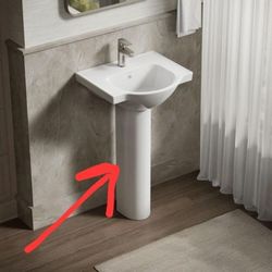KOHLER Sink Pedestal in White  (NEW)