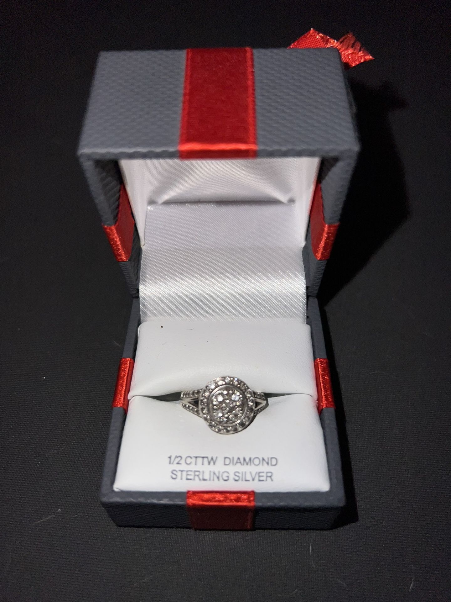 Natural Cut Diamond Ring