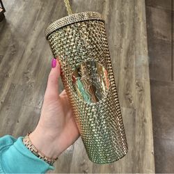 Starbucks Gold Studded Tumbler 
