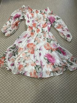 Beautiful Flowers Dress  Size 2