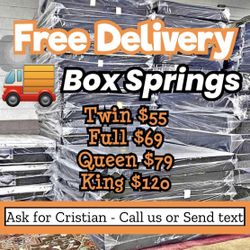 Box Springs  Twin box Full box  Queen box  King box  Bases para colchon  Box spring 