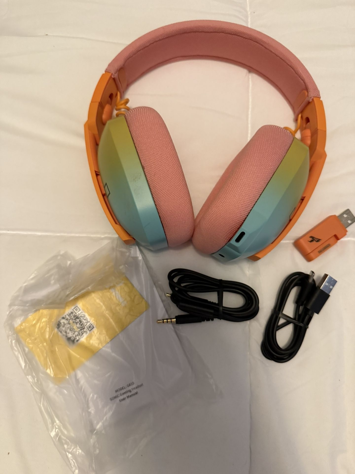 SOMIC G810 Wireless Headset 2.4G Low Latency Headset For PC PS4 PS5 Laptop