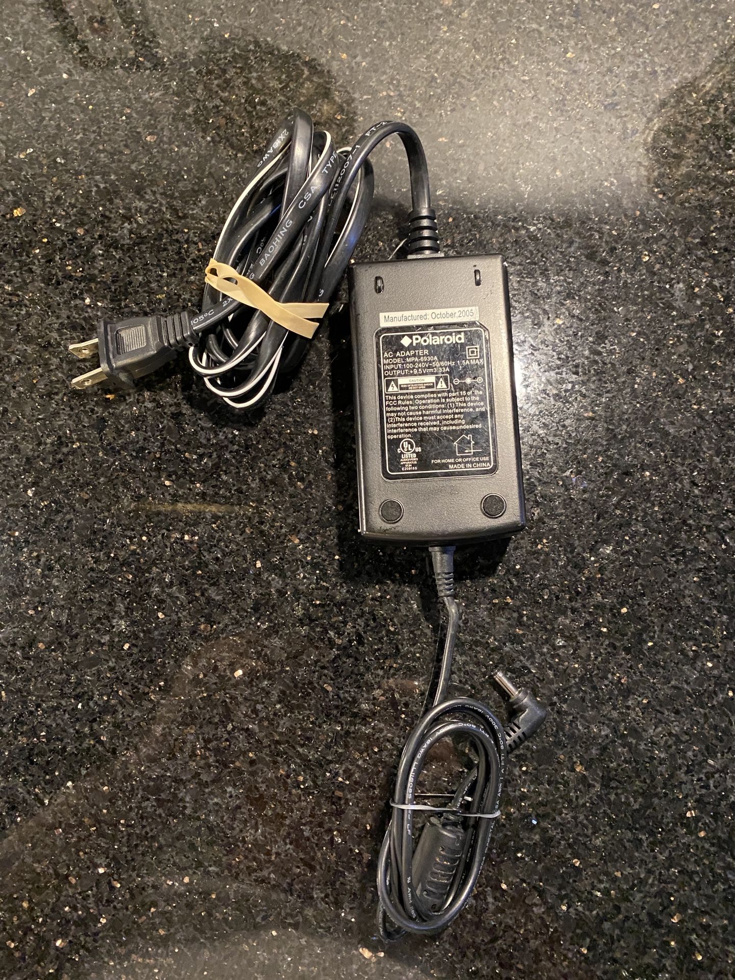 Polaroid AC Adapter Power Supply 9.5V 3.33A MPA-6930A for DVD Player etc