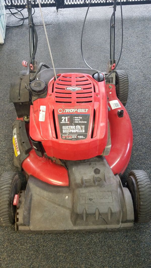 21" TROYBILT (ELECTRIC START/SELFPROPELLED) LAWN MOWER for Sale in