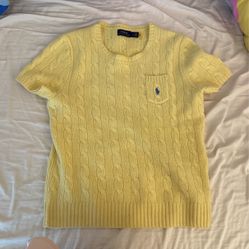 Polo Ralph Lauren Cashmere Sweater/yellow