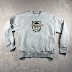 TNA Sweatfleece Cozy Fleece Women’s S Gray Crewneck 1997 Sweater Boyfriend #2708