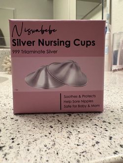 Silver nursing cups