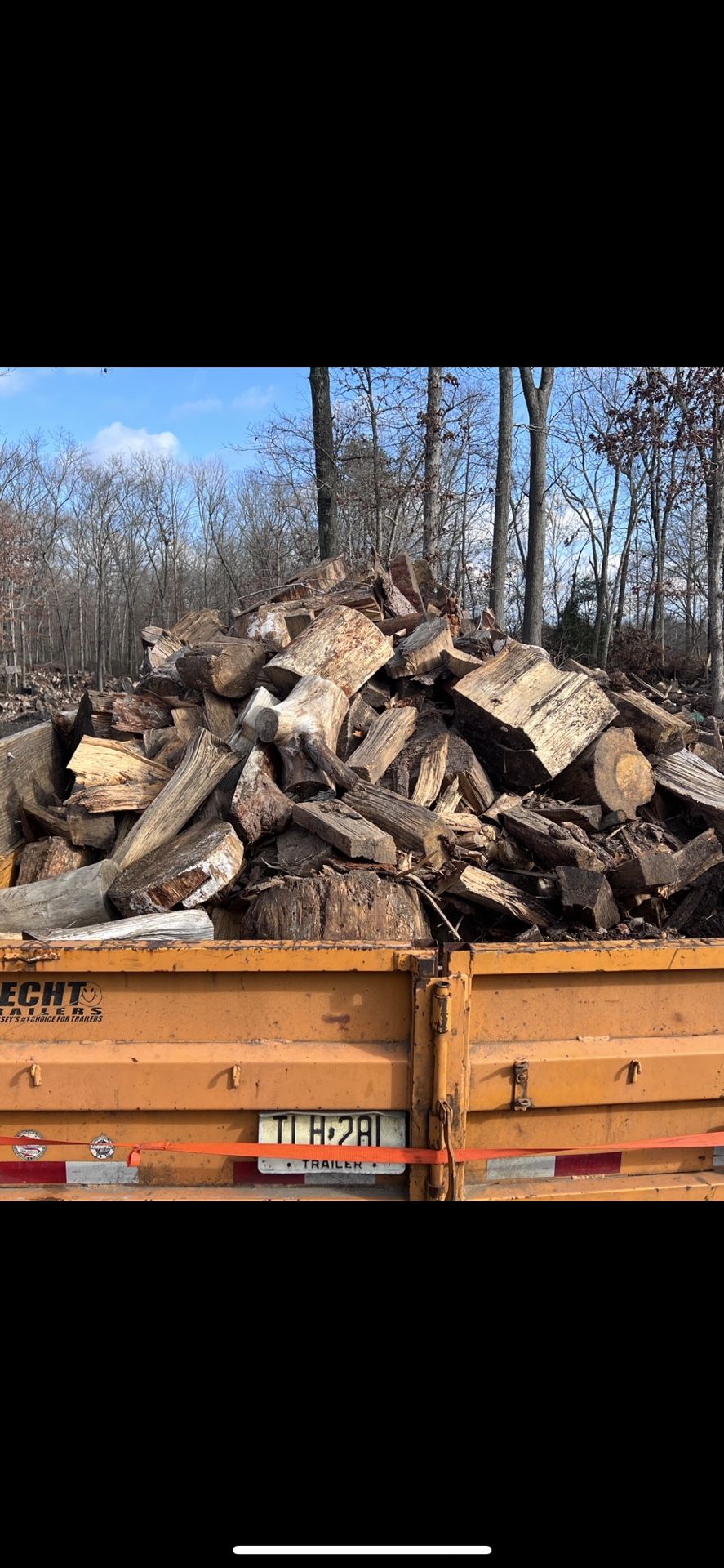Cheap Two Cords Of Firewood Chunks And End