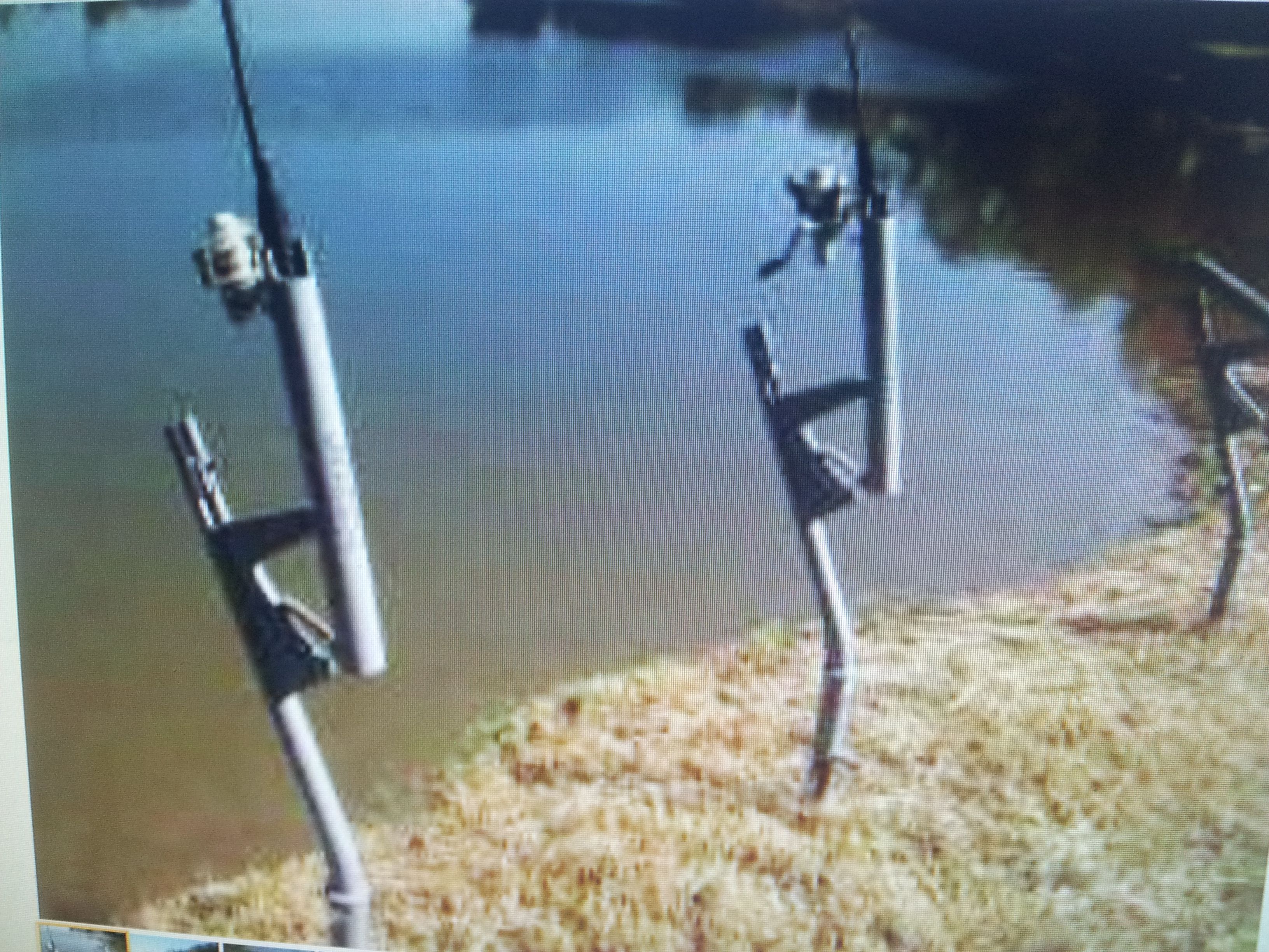 New Hooker automatic fish hooking rod holders