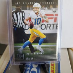 Chargers Justin Herbert Rookie Card