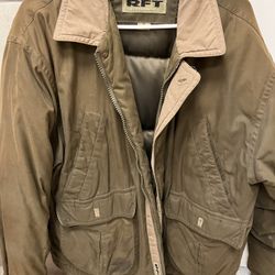 Men’s size medium jacket and XL Tommy Hilfiger lightweight jacket