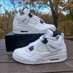 Jordan 4 Metallic Purple size 9.5