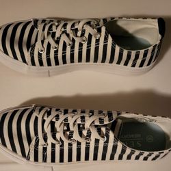 Serre Memory Foam ladies shoes blue/white size 8