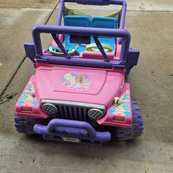 Power Wheels Barbie Car - New Battery No Charger
