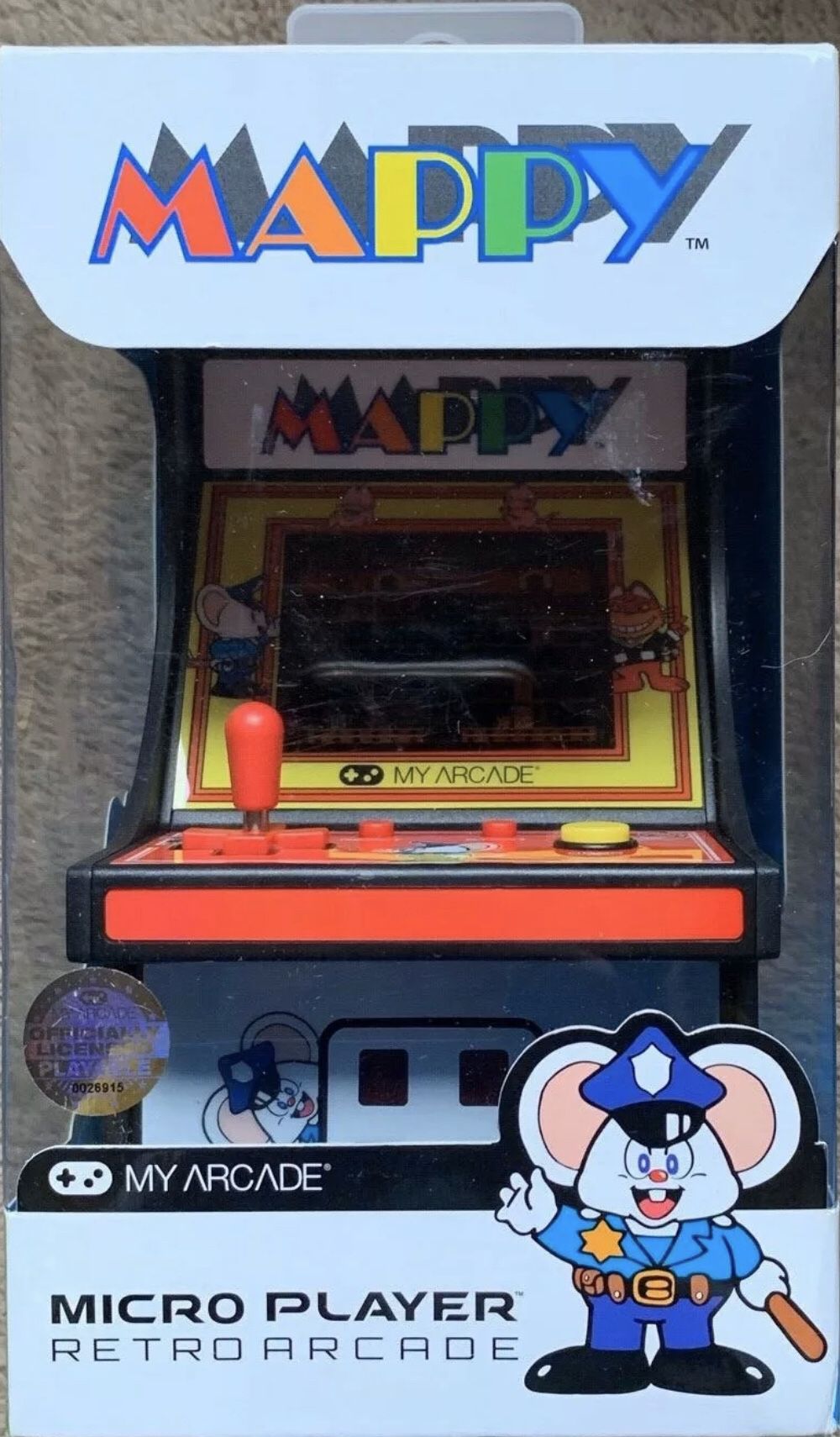 MY ARCADE MAPPY 6" Micro Arcade Machine Portable Handheld Video Game