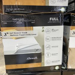 Gel Memory Foam Mattress Topper