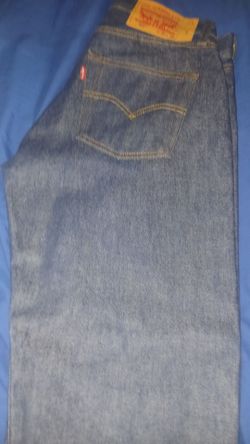 Blue ridged 501s jeans