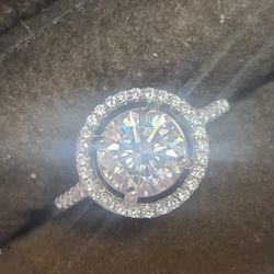 2.00ct Moissanite Engagement Ring 
