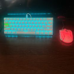 60% LGB Keyboard With Gaming Mouse Set
