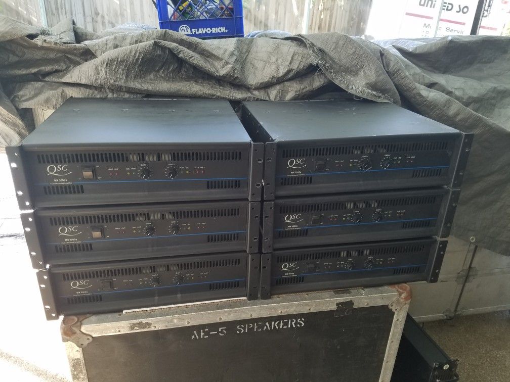 Qsc Mx 3000a (2 Available)