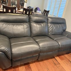 Black Leather couch 