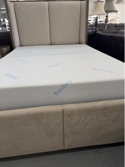 NEW Pretty and Modern Bed .. Mattress Available .. Same Day Delivery