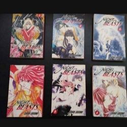 Night of the Beasts English Manga Volumes 1-6