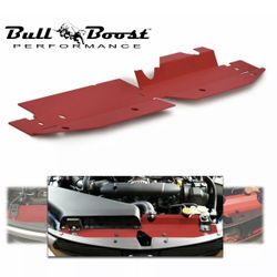 Red Aluminum Radiator Shroud For 2008-2014 Subaru Impreza WRX & STI 2.5L