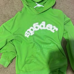 Green Sp5der Hoodie