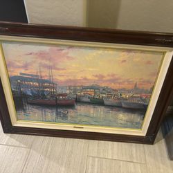 Thomas Kinkade - San Francisco Fisherman's Wharf