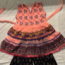 2 Years Old Girl sleeveless 3 Piece Party Dress 