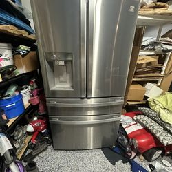 Kenmore Elite 72695 29.5 Cu. Ft. 4-Door Smart French Door Refrigerator - Fingerprint Resistant Stainless Steel
