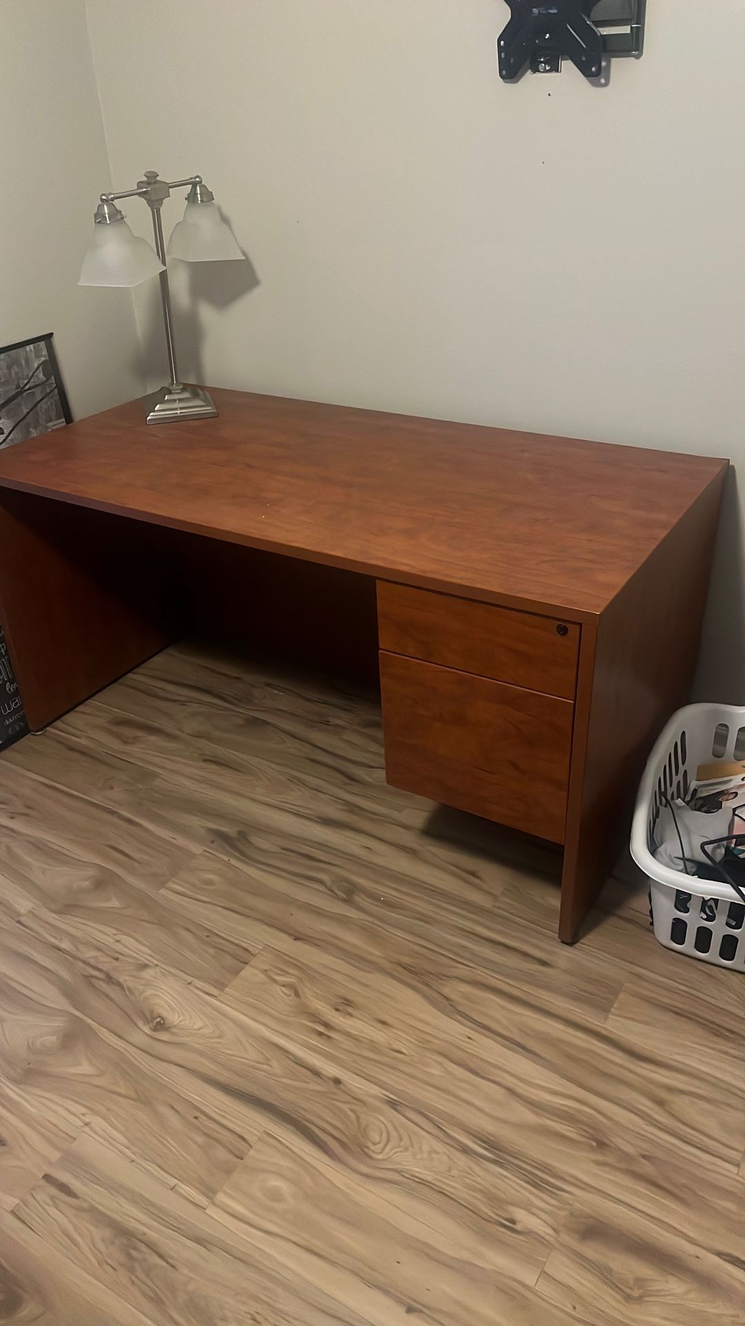 Desk And Lamp