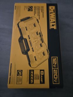 DEWALT 12V/20VMAX MULTI-PORT SIMULTANEOUS 8AMP FAST CHARGER PRICE IS FIRM