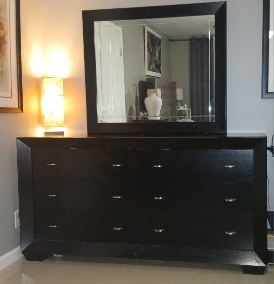 Dresser & Mirror Expresso Color