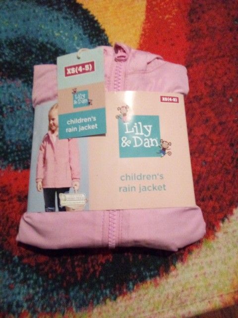 Bnwt -Lily And Dan Rain Jacket Size 4/5